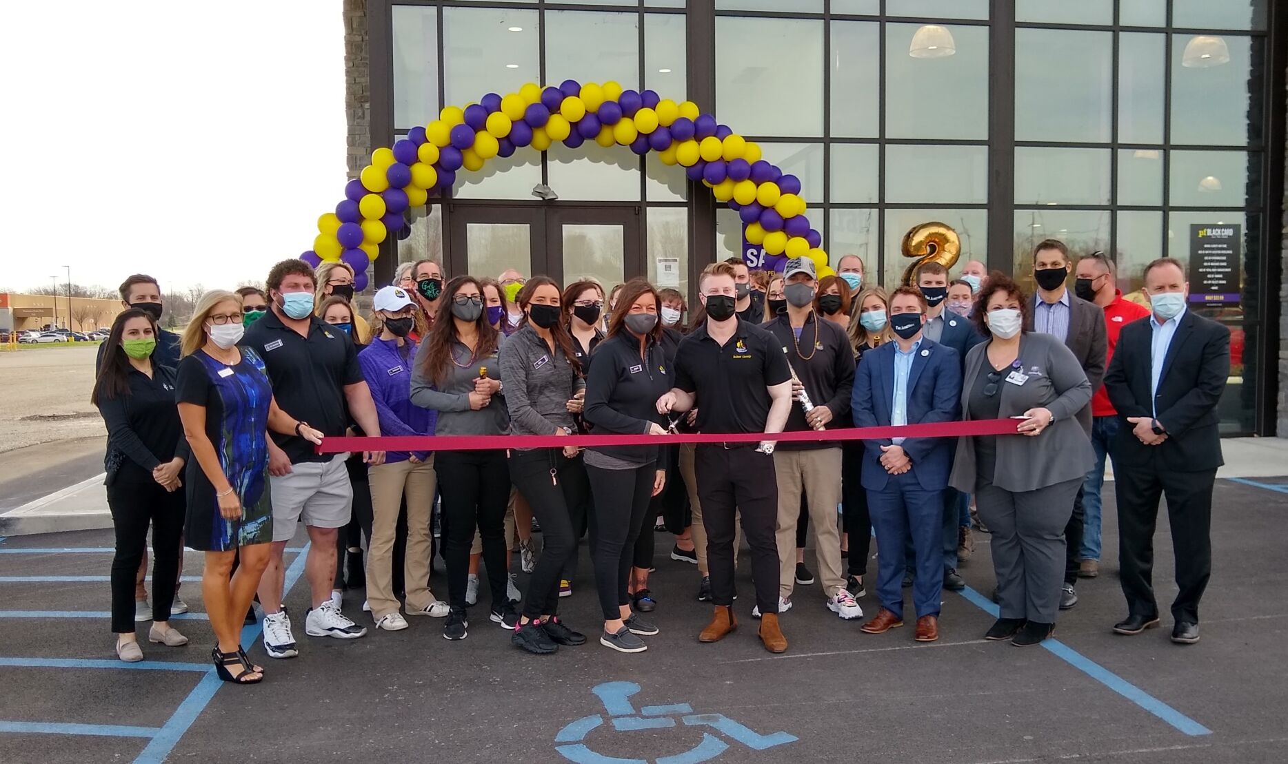 Planet Fitness grand opening